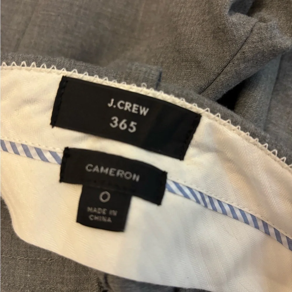 J. Crew Women's Gray Ankle Straight Leg Pants